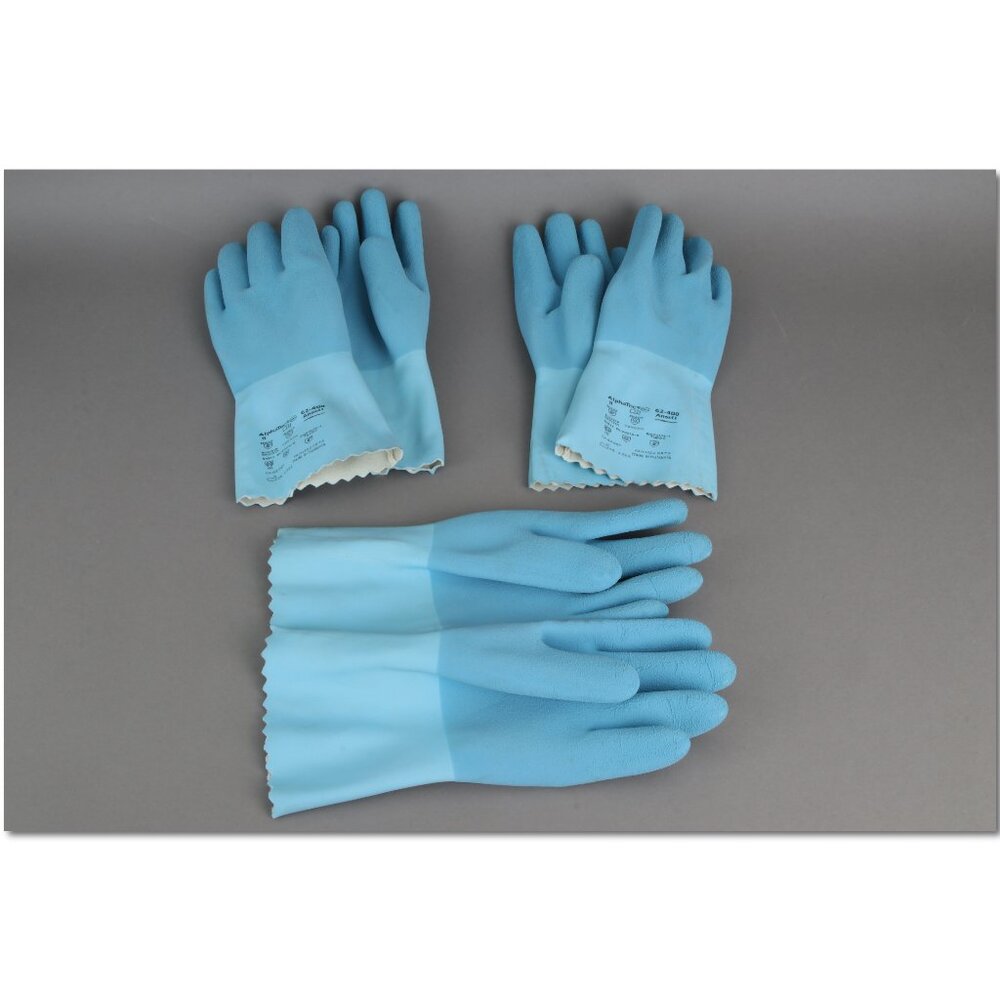 2 pairs plus 2 left gloves Ansell Size L (9) 12" Long 62-400
